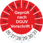 Preview: geprüft nach dguf vorschrift 3