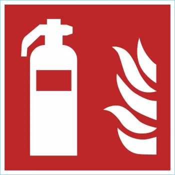 Feuerlöscher 15x15 cm bis 40x40cm