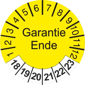 Garantie Ende