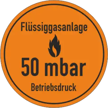 Flüssiggasanlage 50mbar