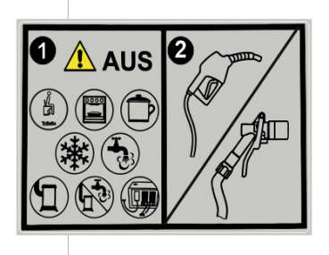 Geräte aus beim Tanken