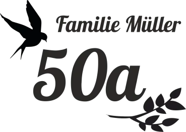 Hausnummernschild als Aufkleber