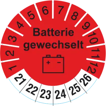 Batterie gewechselt