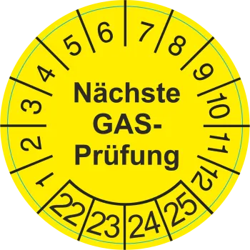 Gasprüfung nächster Termin