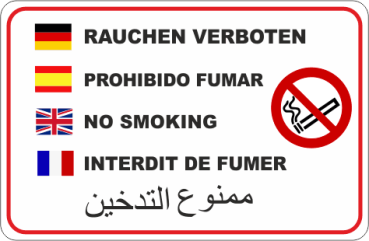 Rauchen verboten