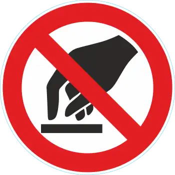 Berühren Verboten