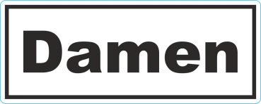 Aufkleber Damen Selbstklebend