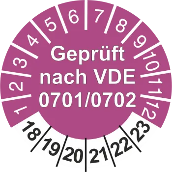 Geprüft nach VDE 0701-0702