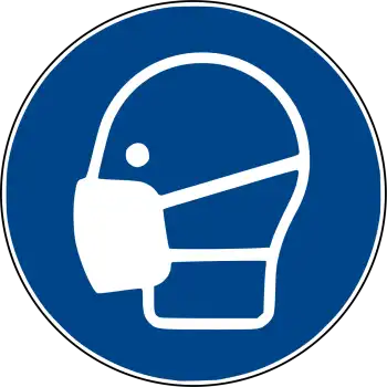 Maske benutzen Aufkleber