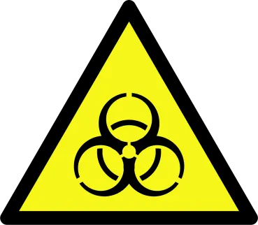 Aufkleber Biogefährdung
