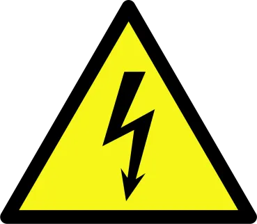 Warnzeichen Warnung Aufkleber Spannung