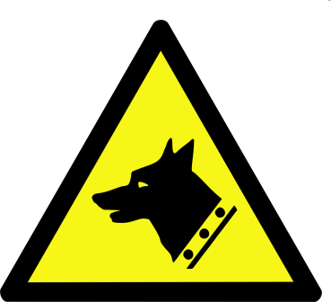Warnung vor Wachhunden Aufkleber, Wachhund,Hund