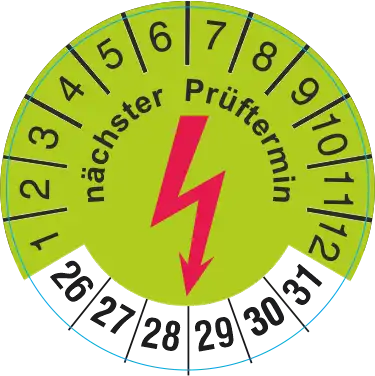 Prüfplakette nächster Prüftermin