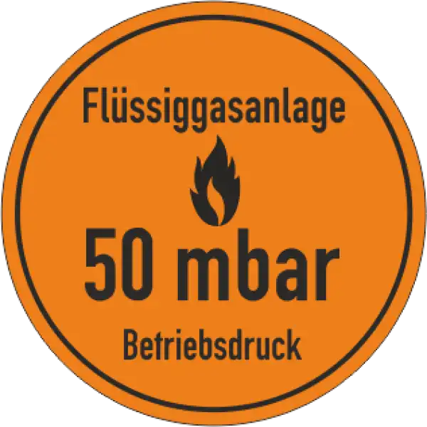 Flüssiggasanlage 50mbar