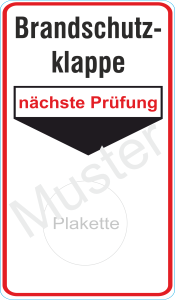 Brandschutzklappe geprüft