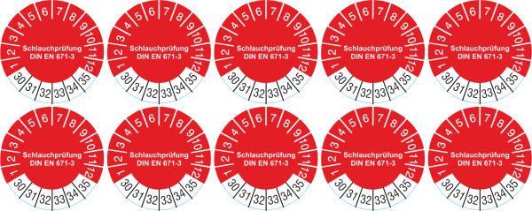 Geprüft Schlauchprüfung DIN EN 671-3