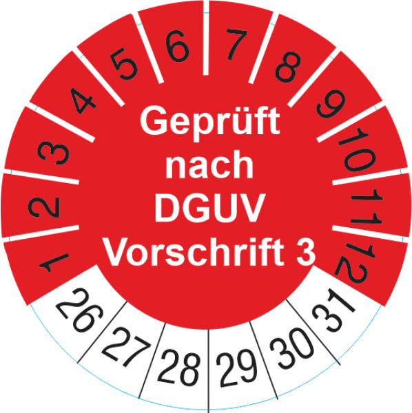 geprüft nach dguf vorschrift 3