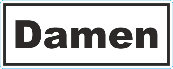 Aufkleber Damen Selbstklebend