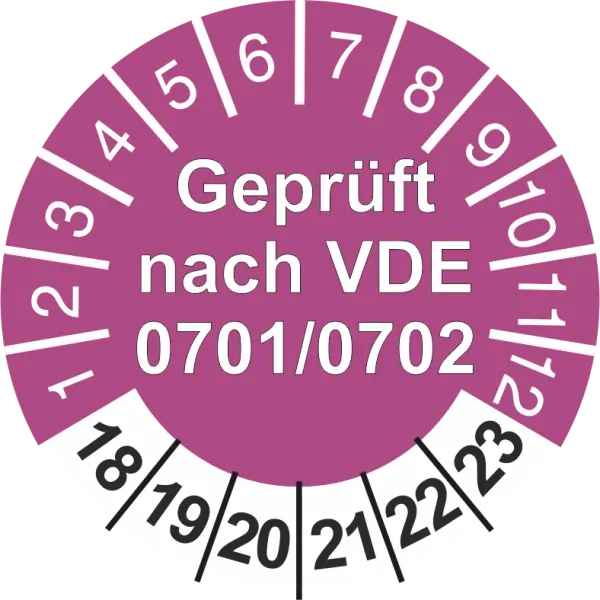 Geprüft nach VDE 0701-0702