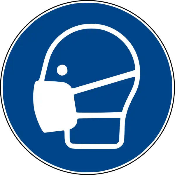 Maske benutzen Aufkleber