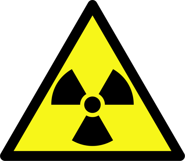 Warnung vor radioaktiven Stoffen