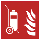 Brandschutzzeichen Fahrbarer Feuerlöscher nach ISO 7010