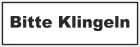 Türaufkleber bitte Klingeln