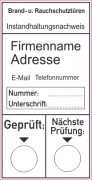 RWA Instandhaltungsnachweis