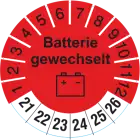 Batterie gewechselt
