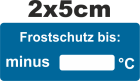 Frostschutz Aufkleber 10 Stück