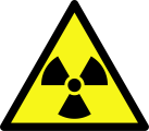 Warnung vor radioaktiven Stoffen